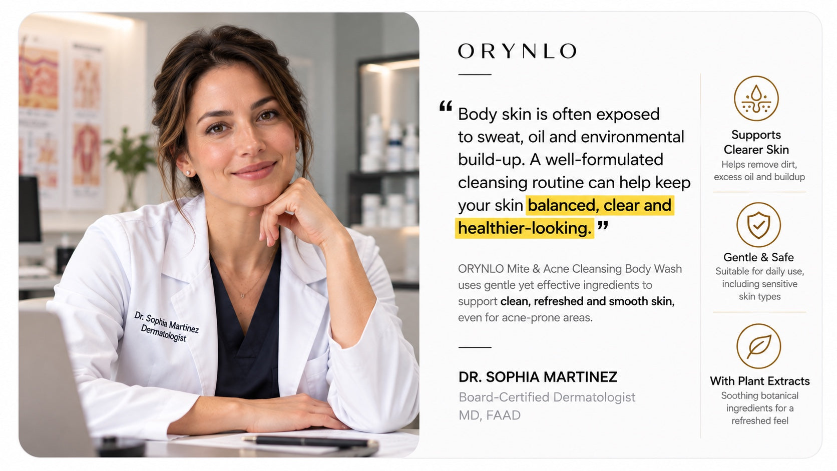 Concept visual discussing a body cleansing routine